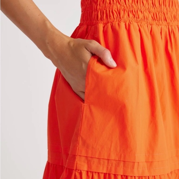 Quince 100% Cotton Poplin Tiered Maxi Skirt - Picture 3 of 10